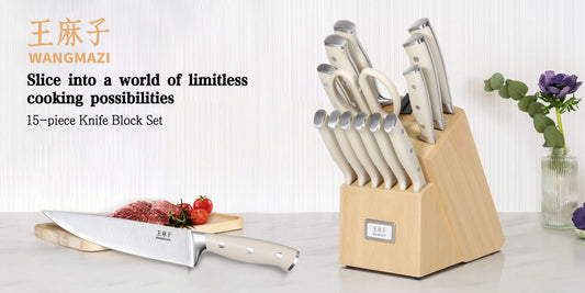How the Wangmazi Block Knife Set Can Elevate Your Healthy Spring Cooking