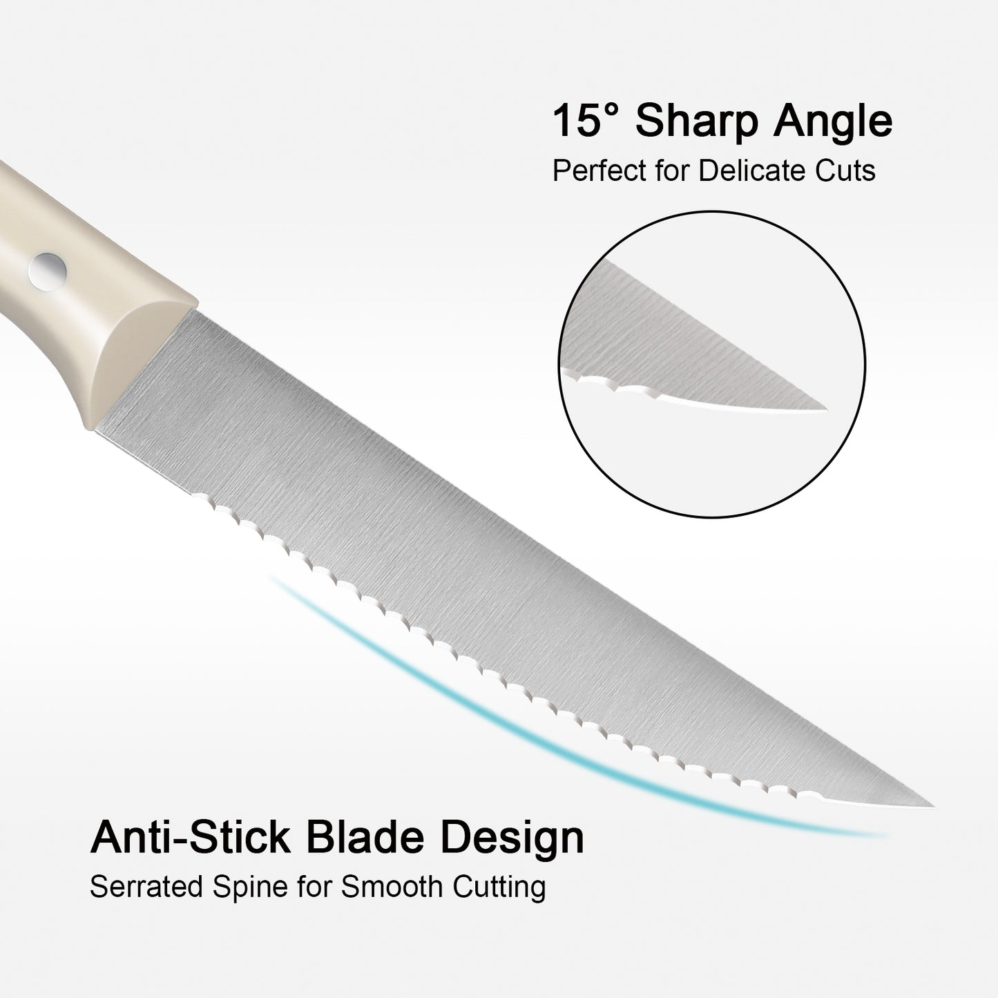 WANGMAZI Premium Steak Knife Set-4pcs