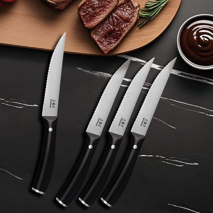 WANGMAZI Professional Steak Knife Set-4pcs