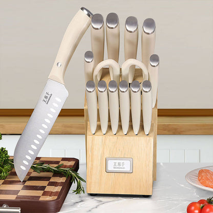 Experience the ideal combination of strength and balance with our professional knife set, expertly crafted to maintain razor-sharp edges and provide enduring performance that lasts for years.